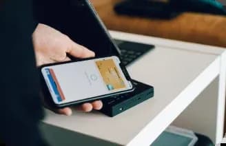 interface de module de paiement en ligne sur mobile